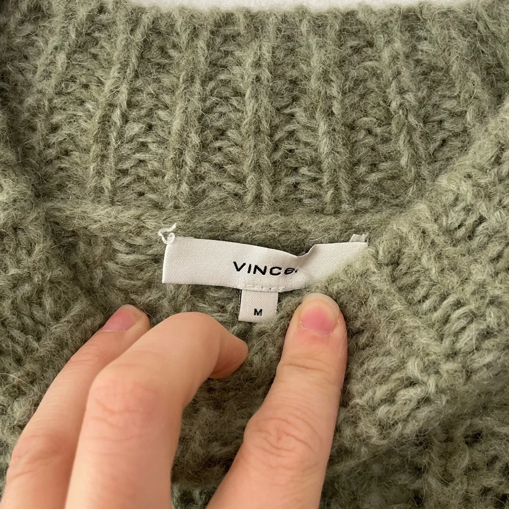 Vince Sage Green Cowl Neck Sweater - Picture 10 of 12